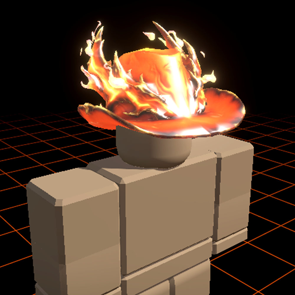AI-generated Roblox UGC hat with stylized geometry